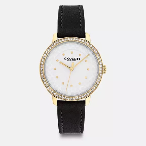 Coach Accessories - coach watch black leather